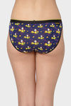 Bummer Medium Rise Half Coverage Bikini Panty - Yellow — thumbnail 2